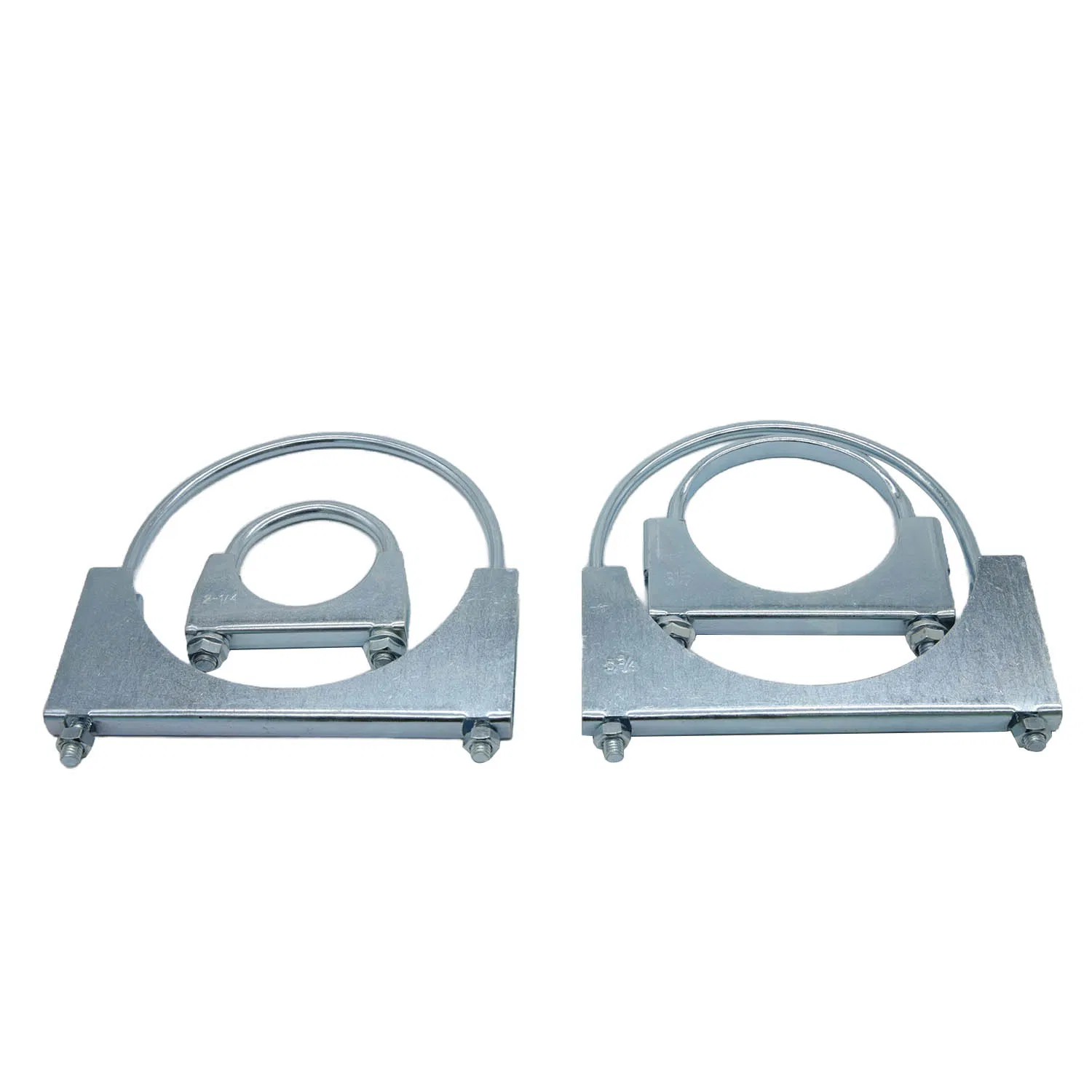 4-Inch Zinc-Plated U-Bolt Exhaust Pipe Clamp