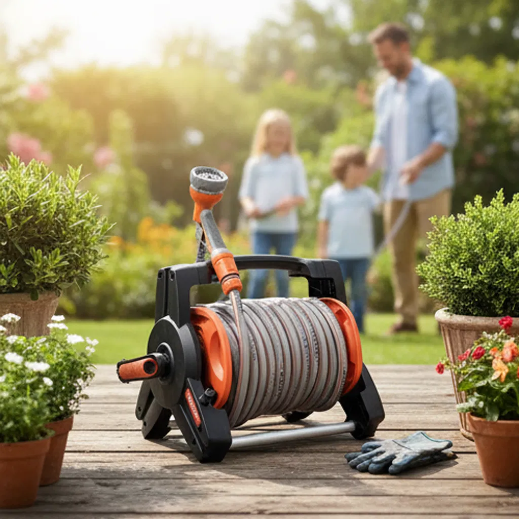 20m Garden Hose Reel for Efficient Watering in Your Garden