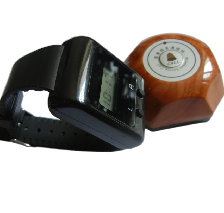 Waterproof Restaurant Waiter Pager with Vibration and LED Alerts