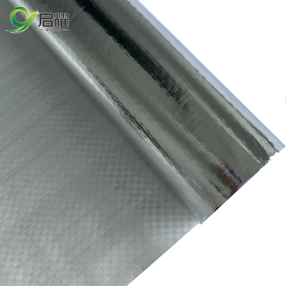 Aluminum Foil PE Woven Heat Resistant Ceiling Material Wall Wrap
