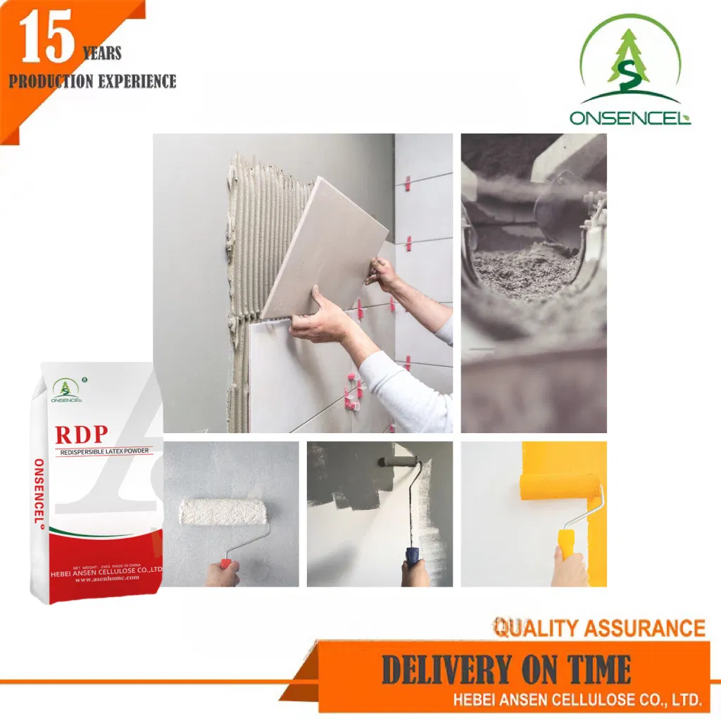 Swimming Pools Waterproof Compound Colorful Cement Mortar Chemical Additives Rdp