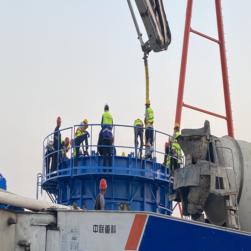 Hot-Selling Wind Power Series Prefabricated Tower Steel Structure Mold Concrete Components at Haitian Factory in Shandong China