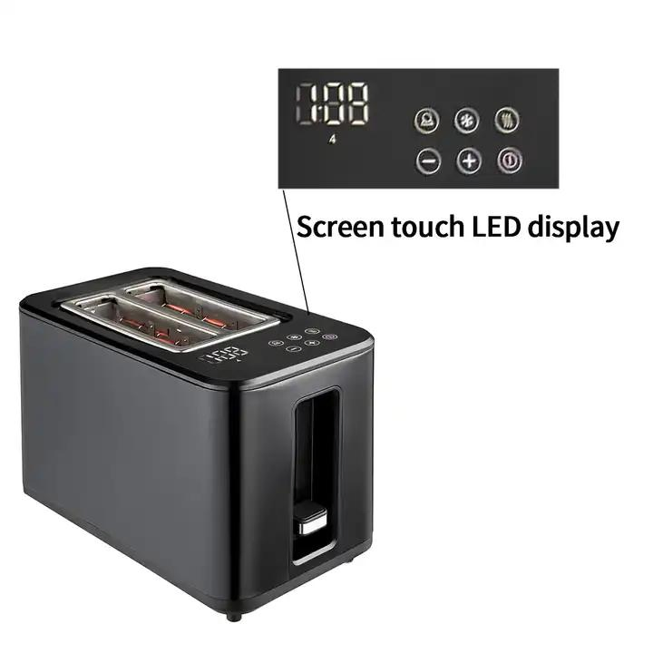 Toaster with Pop up Bread Digital Screen Temperature Smart Toaster