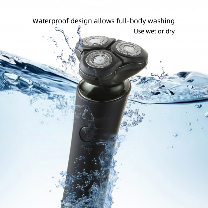 Hot Sale Electric Three-Blade Shaver Portable Rechargeable Full-Body Washable Multi-Functional
