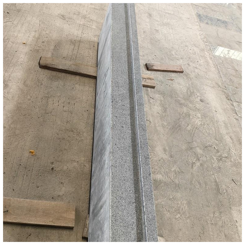 Cambodia G654 Grey Granite Flamed Curbstone