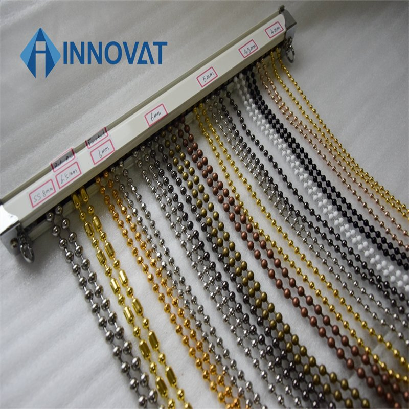 Metal Stainless Steel Ball Bead Chain Roller Blinds Chain Roll 4.5*6mm Curtain/Wire Mesh/Door Curtain/Window Curtain/Decorative Curtain/Metal Chain/Metal Mesh