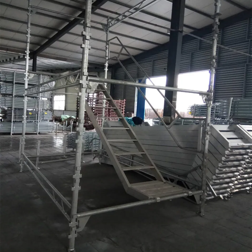 China Factory Haki Staircase/Haki Scaffolding for Building Project