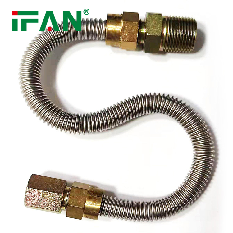 Ifan 304 Stainless Steel Plastic Gas Pipe Gas Stainless Steel Corrugated Pipe