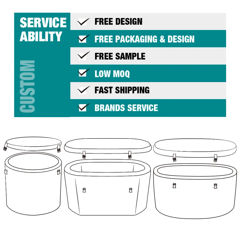 Надувная ледяная ванна для восстановления спортсменов