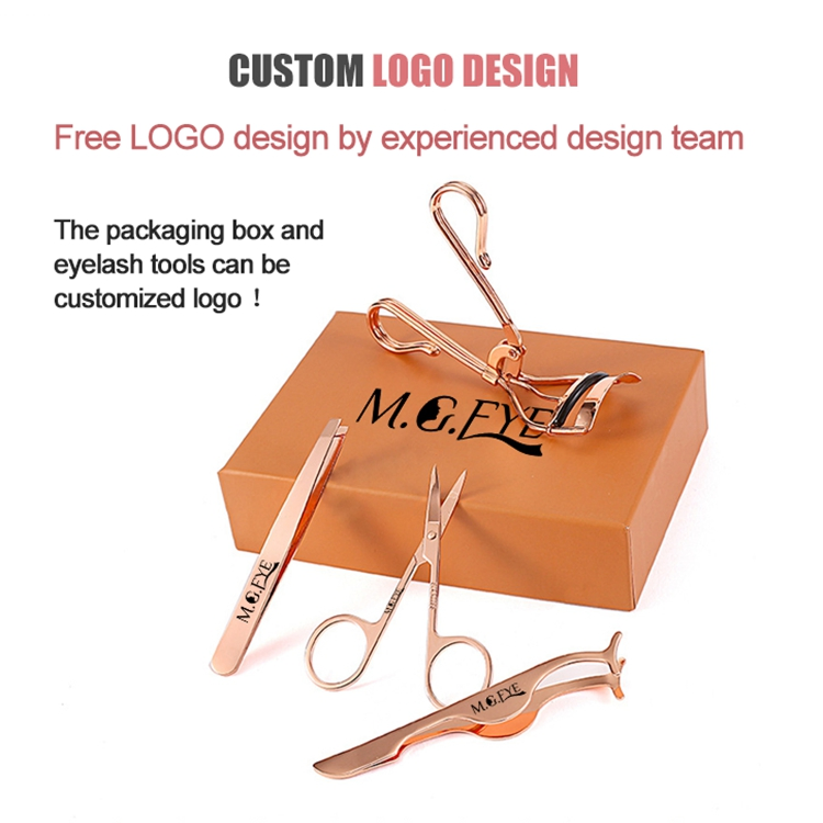 Makeup Tools for Other Eyelash Wholsale 3D Mink Lashes Tweezer and Curler Sets Eyelash Accessories Tools