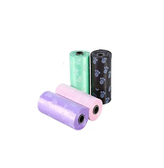 100% Compostable Dog Poo Bag Cornstarch Pet Waste Bag Custom Printing Dog Waste Bag