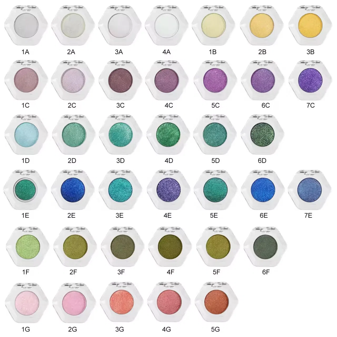 Pigment Shimmer Eye Shadow Palette Vegan Single Chameleon Eyeshadow Palette