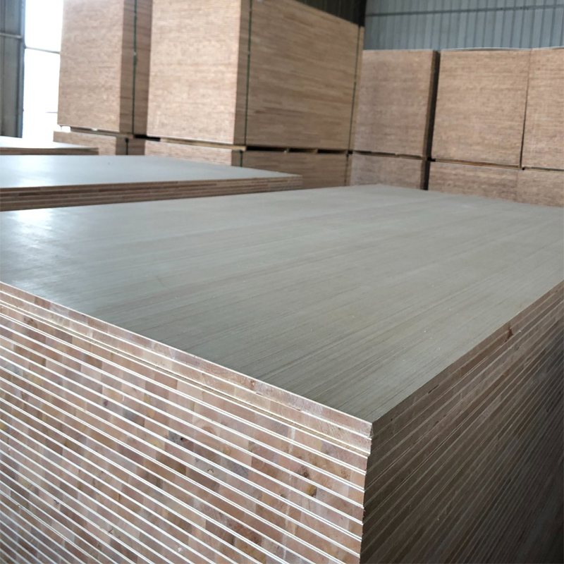 Commercial Fancy Veneer or Melamine Laminated Block Board Blockboard for Cabinet