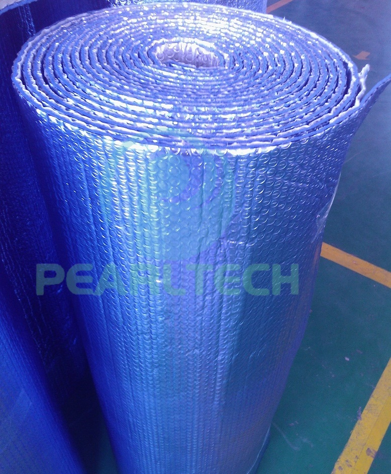 Fire Resistant Antiglare Double Aluminum Foil Bubble XPE Bubble as Roof Insulation Materials with Low Emmisivity