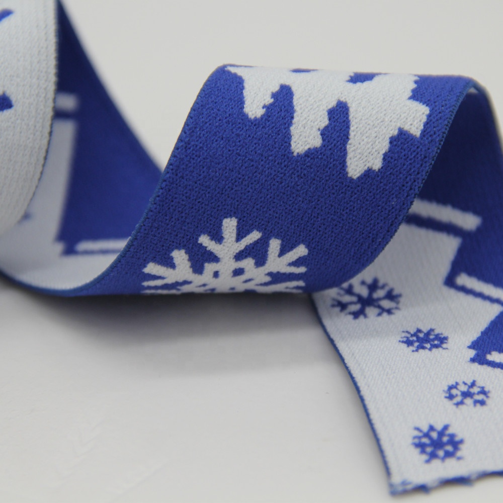 Лента эластичная жаккардовая полиэстер нейлон для одежды