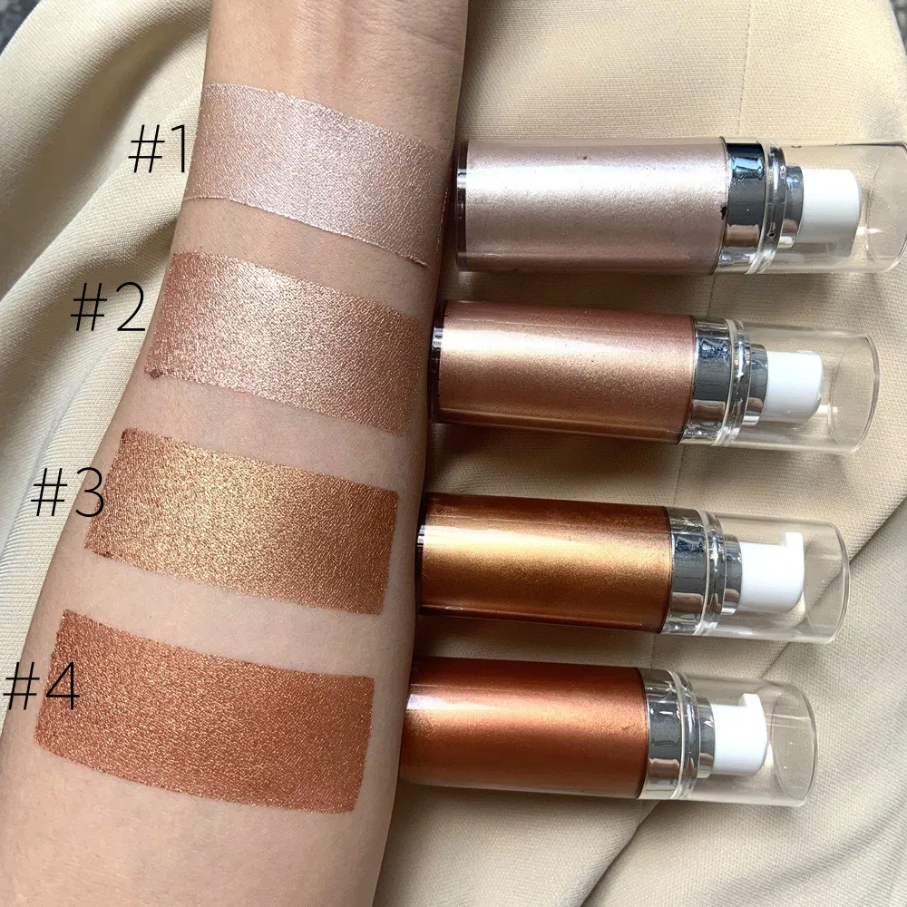 Makeup Brightening Face Body Shimmer Cream Luminizer Liquid Highlighter