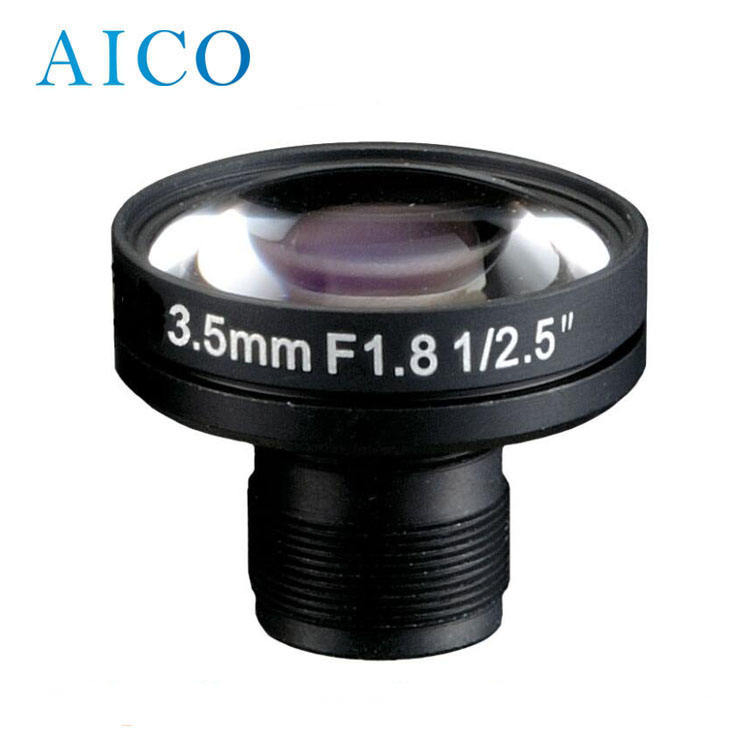 Объектив CCTV M12 3.5mm F1.8 1/2.5" без искажений