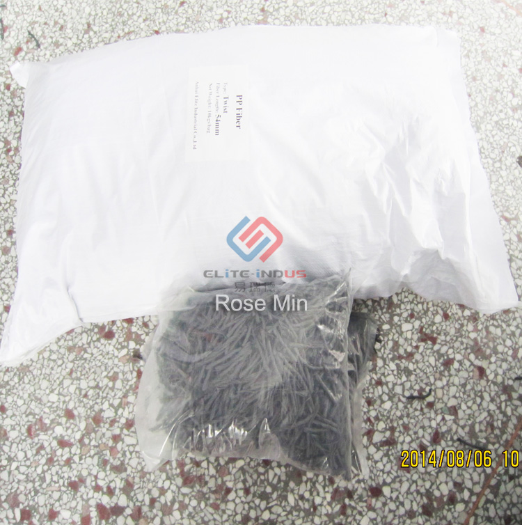 54mm Fireproofing Durability Polypropylene Twist Fiber