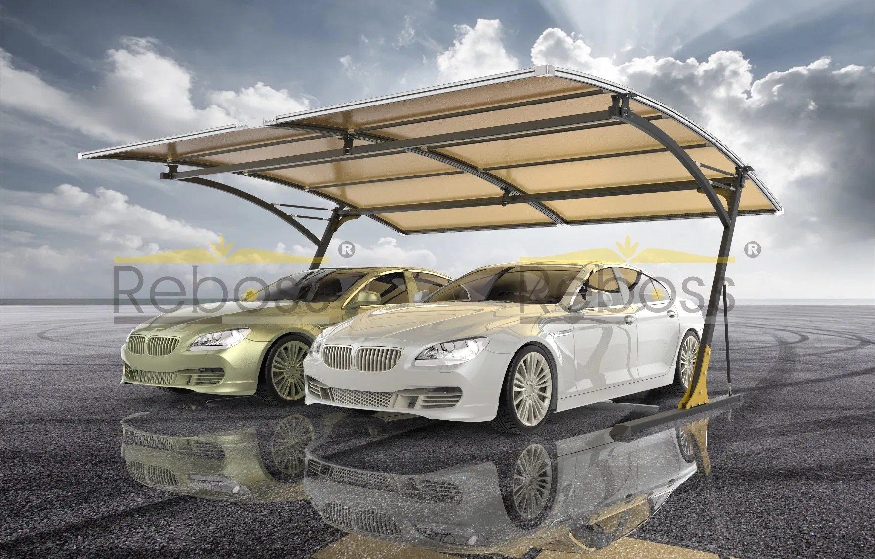 Discount Fancy Double Carport with High Quality Chinese Manufacturer