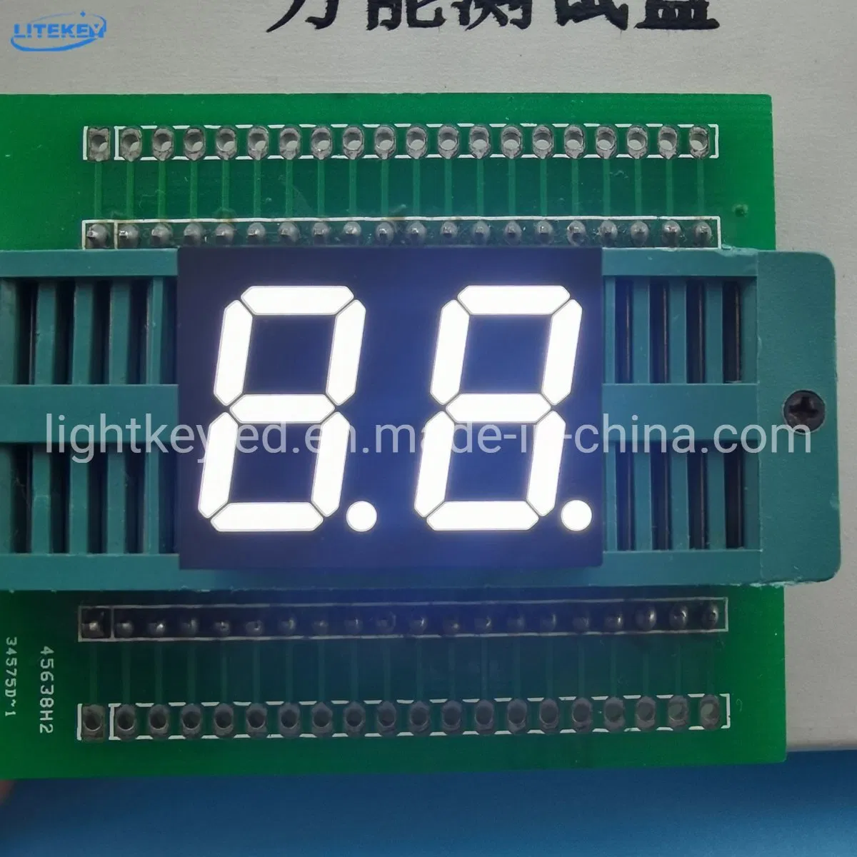 0.56 Inch Dual Digits 7 Diamond-Cut Segment LED Display with RoHS From Expert Manufacturer