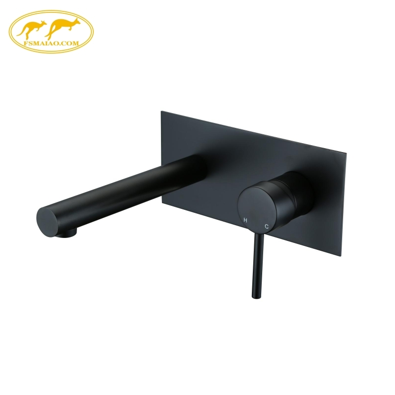 Sanitary Ware Bathroom Accessories Backplate Included Flexible Hoses Bath Mixer