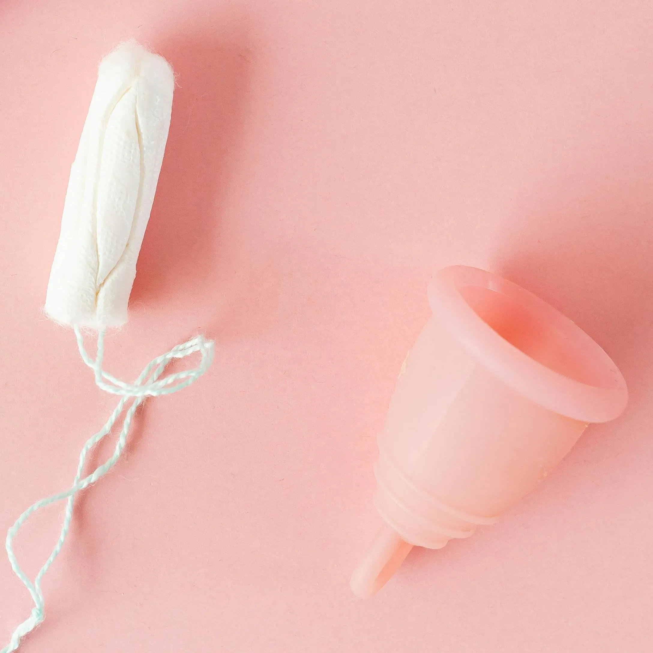 Comfortable Menstrual Cup and Sustainable Plastic Holder Set