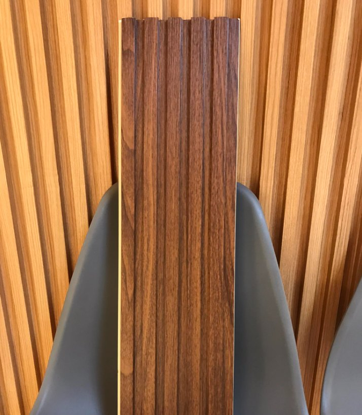 Waterproof WPC Wall Cladding PVC Film Wood Plastic Composite Panel