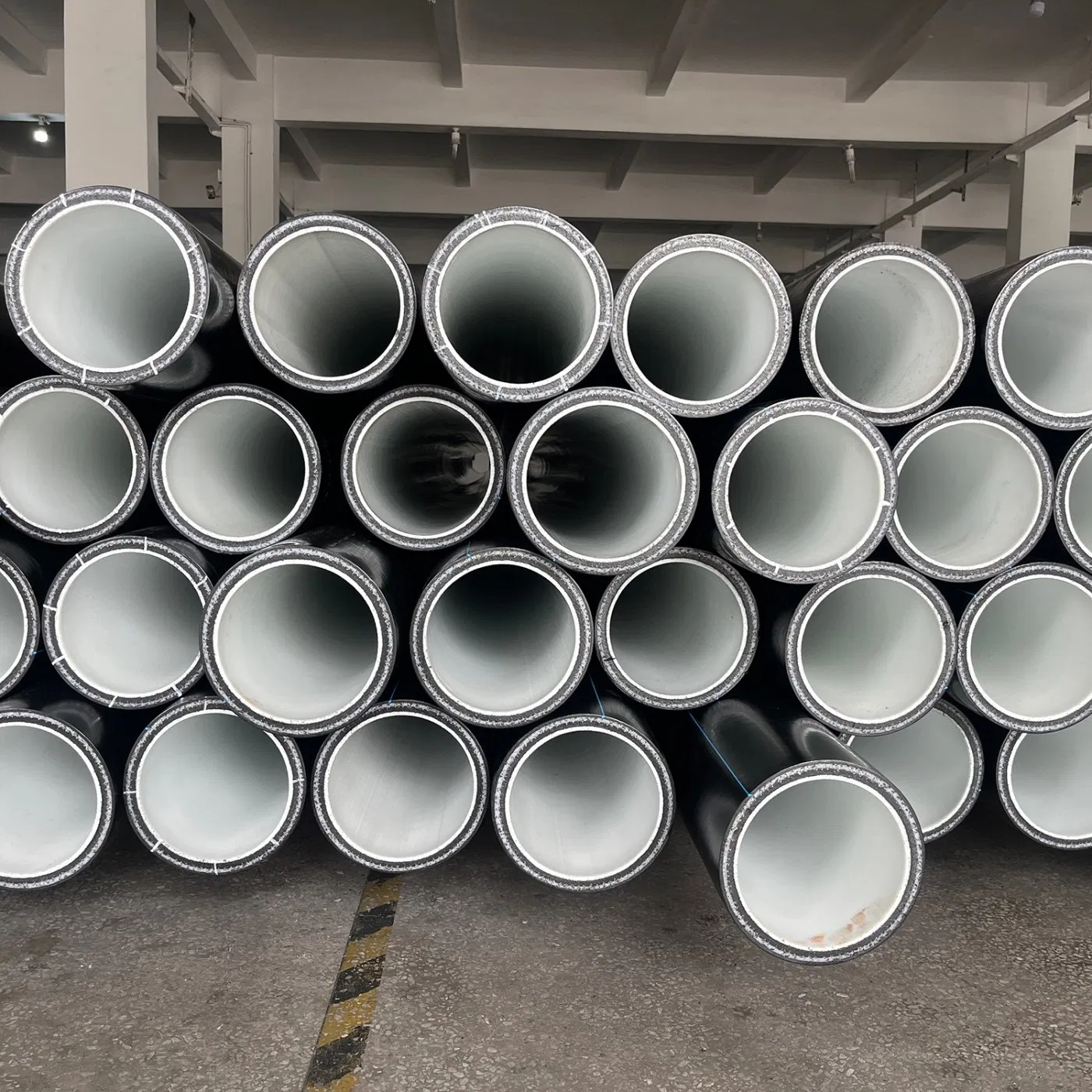 Сталепластиковая труба PE/HDPE с сетчатым каркасом