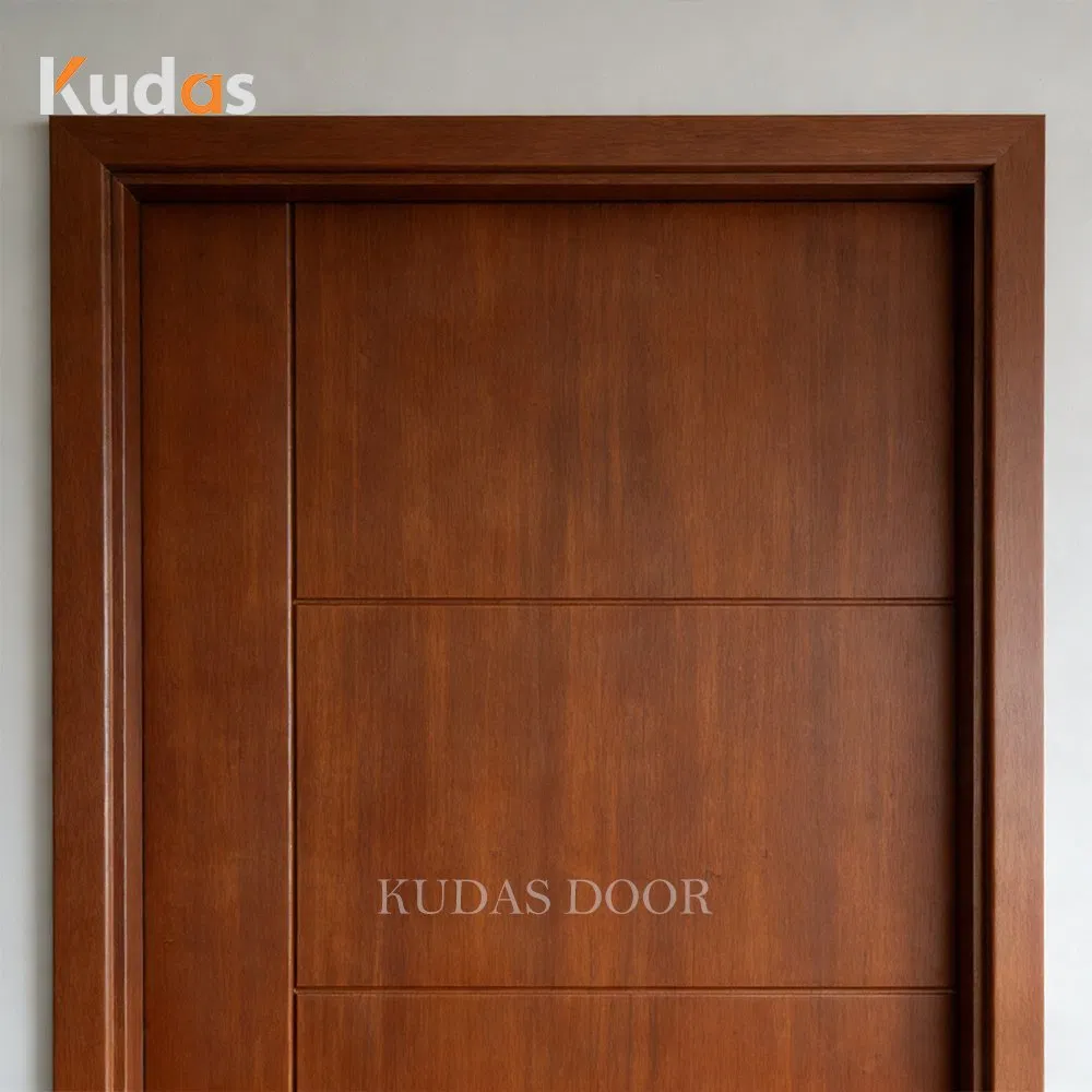 Modern Design Internal Interior Wooden Door Simple Swing Flush Panel for Home