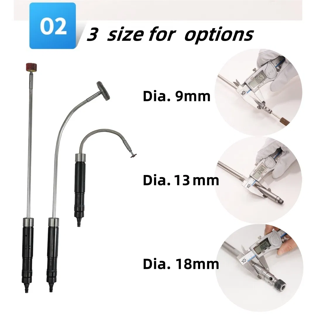 Пневматическая шлифовальная машина с удлинительным валом