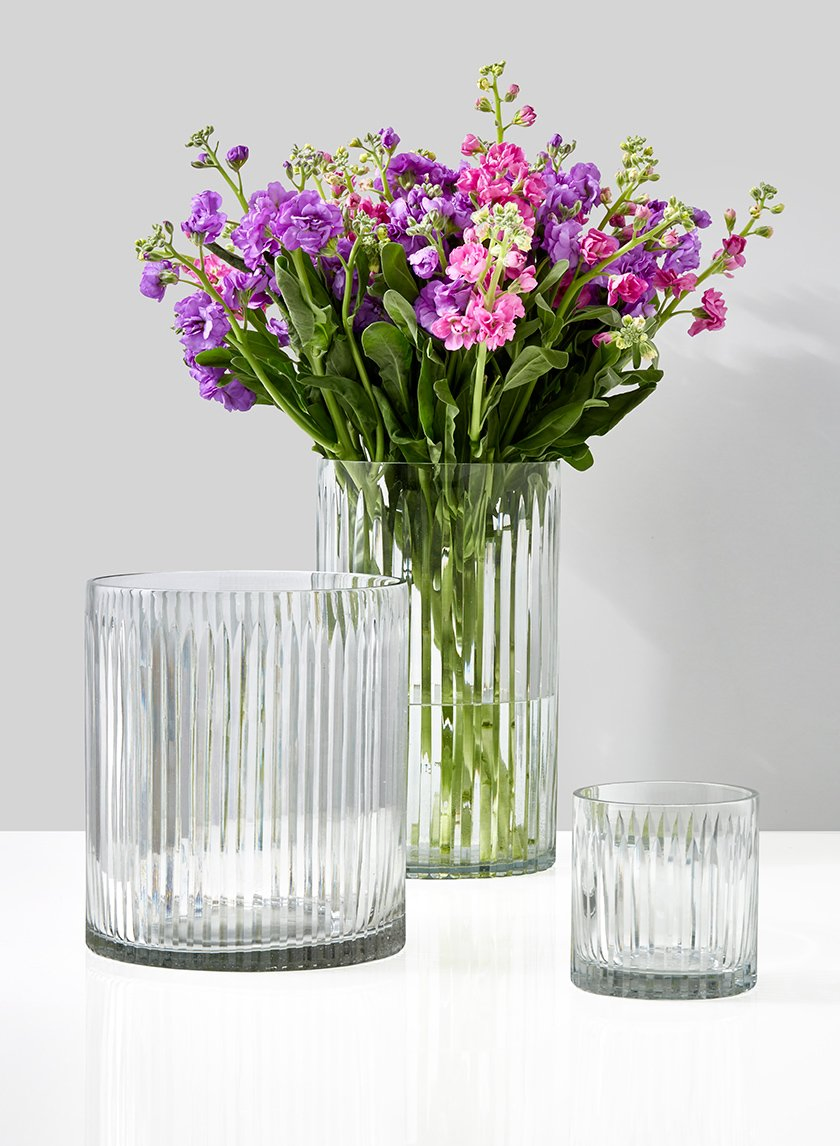 Handmade Glass Vase and Candle Holder Double-Use