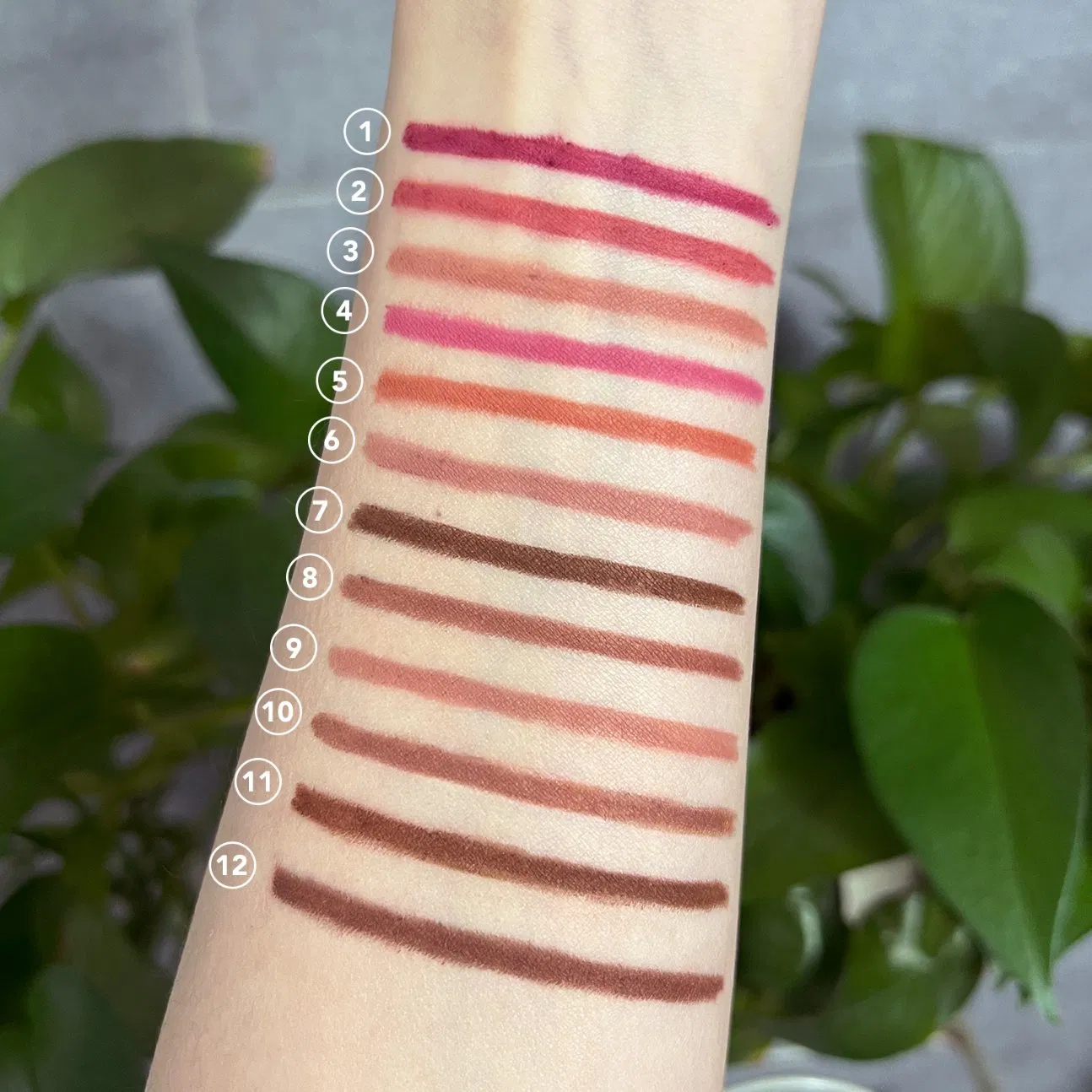 Private Label Makeup Vegan Matte Long Lasting Lip Liner Pencil Waterproof Gold Lipliner