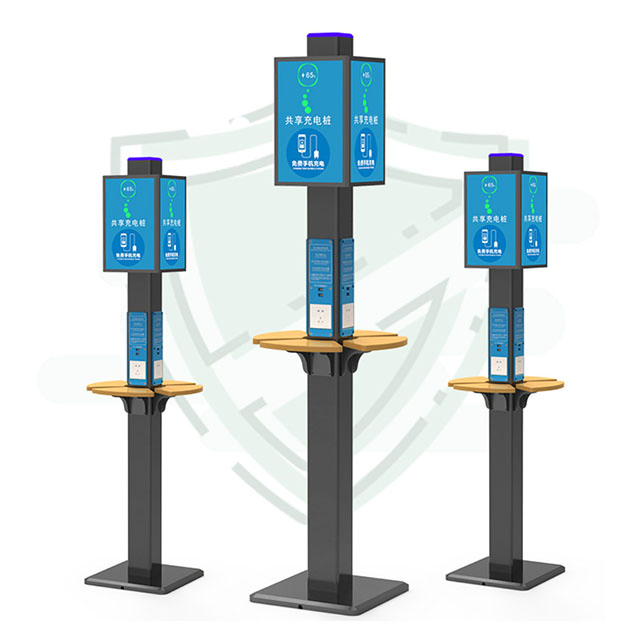 Рекламный киоск с USB-зарядкой и светодиодным экраном