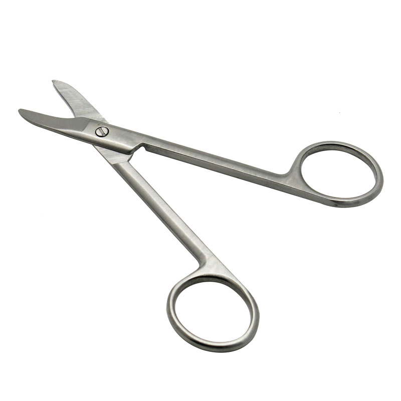 3.5mm Thickness 4.5inch Long Handle Stainless Steel Pet Scissors
