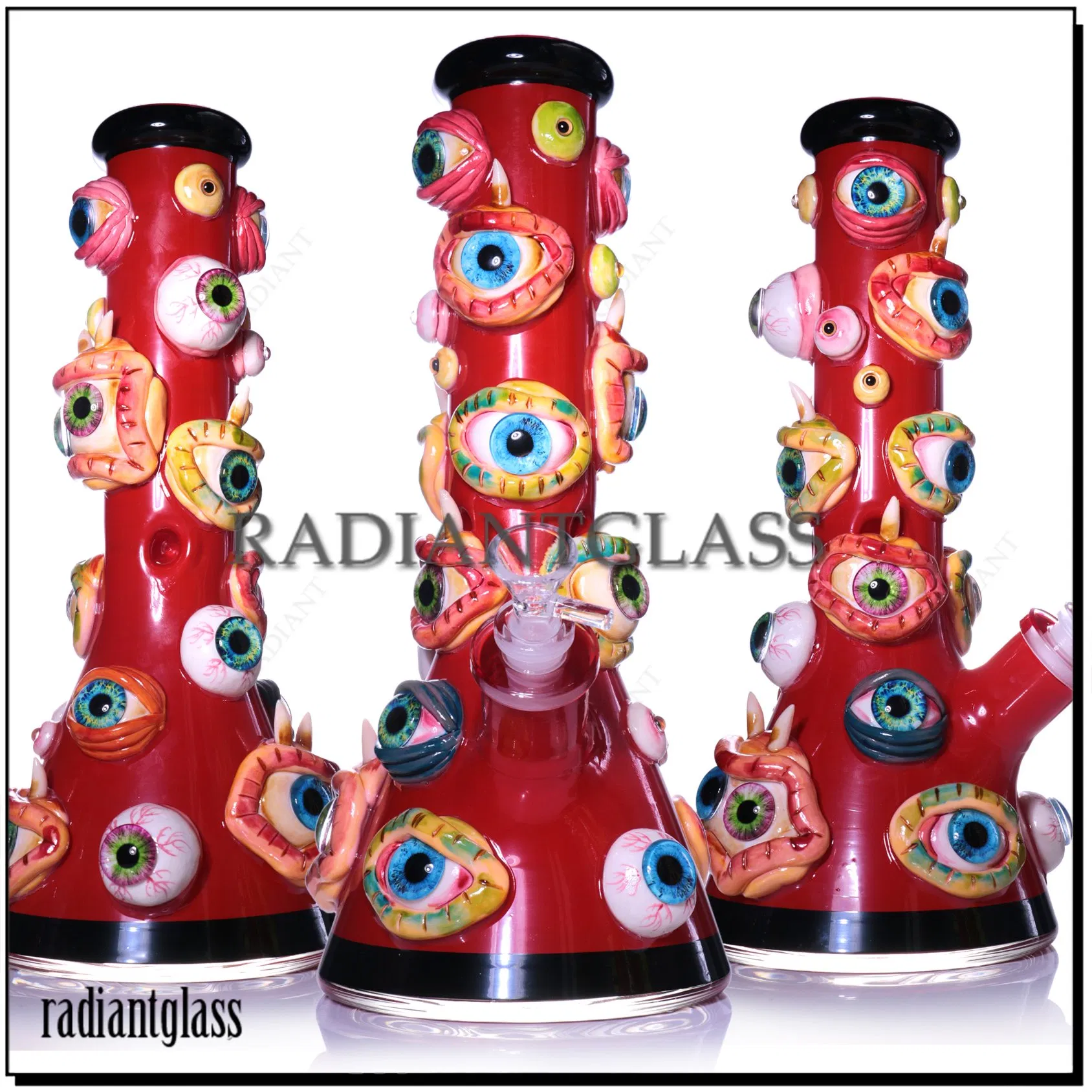 Wholesale 12.6 Inches Special Design Multiple Eyes Shaped 3D Shisha Hookah