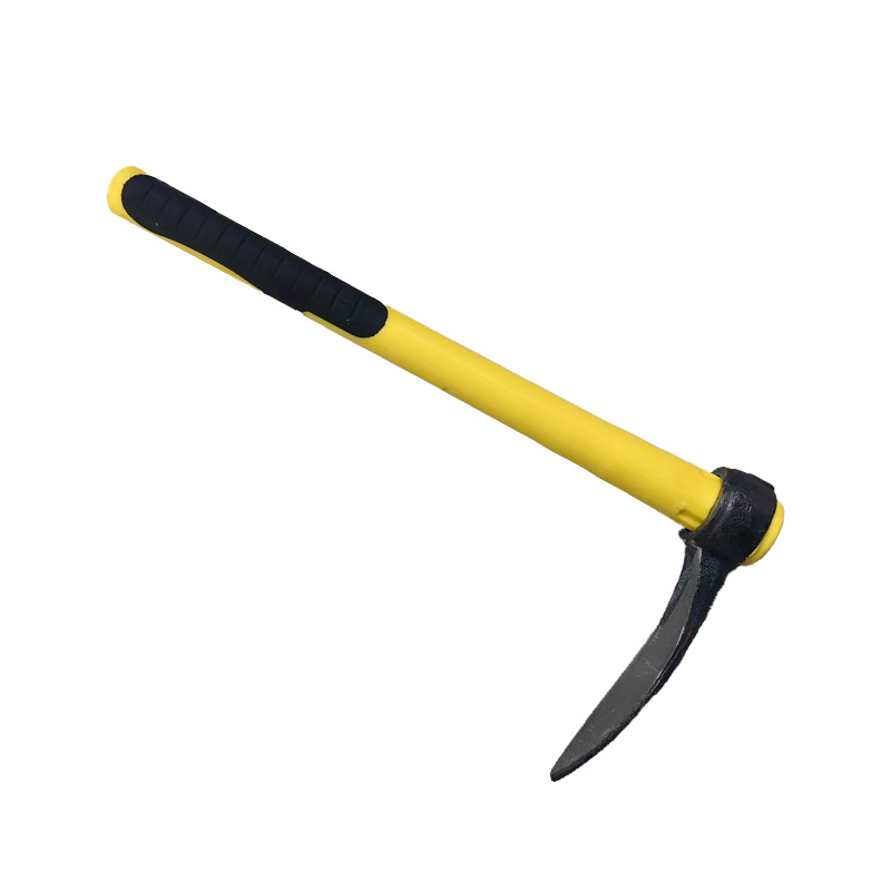 Plastic Handle Point Pickaxe Garden Tools Outdoor Digging Tools Rail Steel Pickaxe