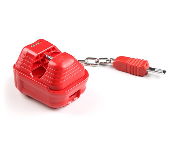 L103 Shopping Trolley Cart Coin Lock with Key Chain, Supermarket Trolley Lock