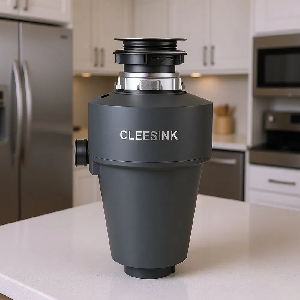 OEM ODM Complete Certification Double Stage Sink Food Waste Disposer 560W 0.75HP DC Motor Kitchen Food Waste Shredder 1HP