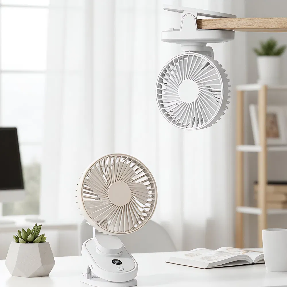 Портативный вентилятор Dorm Clip с дисплеем