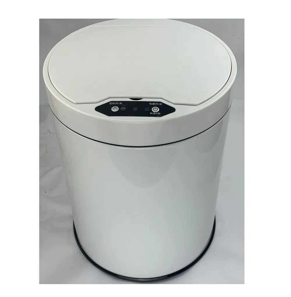 Joyclean Automatic Sensor Metal Touchless Trash Can Dust Bin Jt112 12