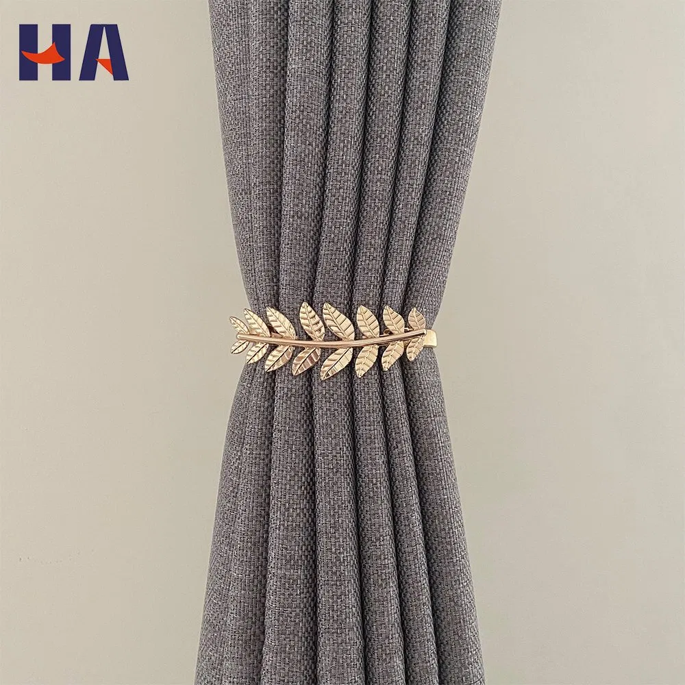 Wholesale Morden Luxury Metal Curtain Holders Holdback Tiebacks Curtain Accessories Decorative for Fashionable Curtain Holder