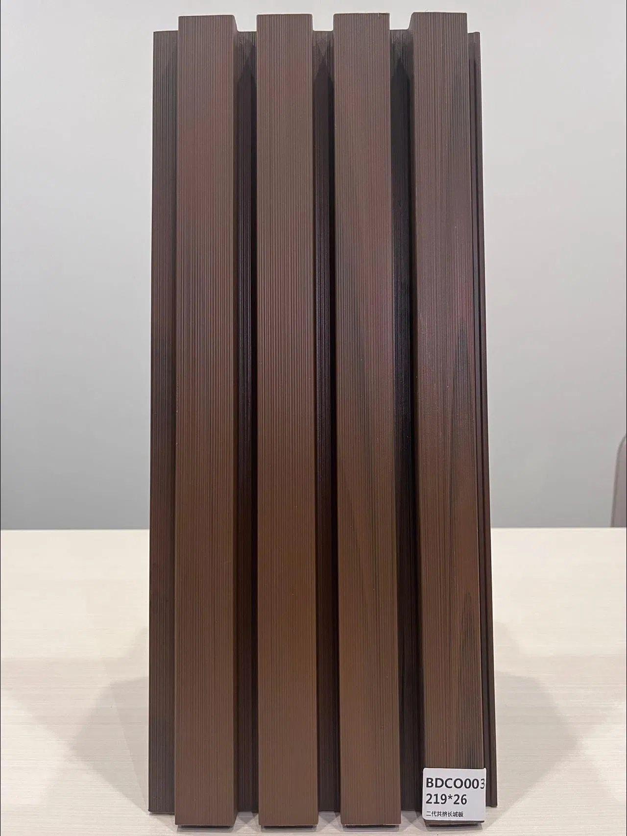 Eco-Friendly Waterproof Wood Co-Extruded WPC Wall Panel for Exterior Decoration