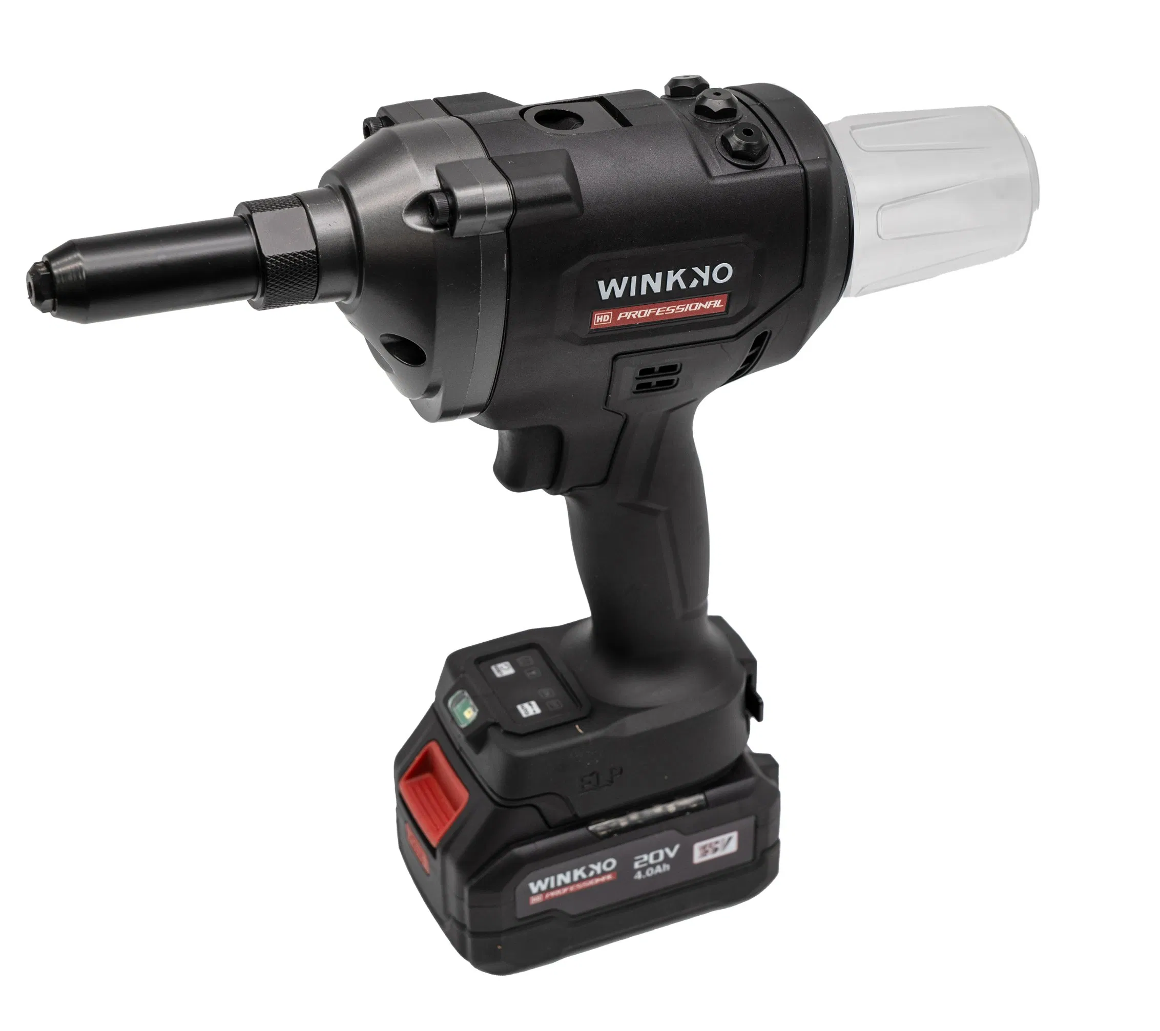 China 20V Winkko Color Box Automatic Hardware Cordless Brushless Motor Battery Riveter Rivet Gun