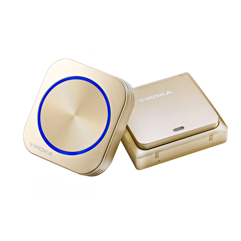 Long Range Kinetic No Battery Wireless Plug in Doorbell