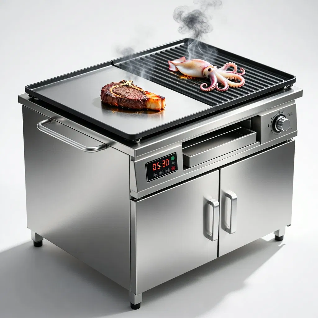 Energy Efficient Electric Griddle with Accurate Temperature Control