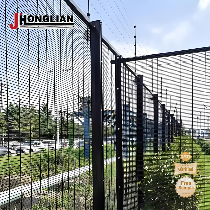 Ultra Secure Perimeter Fence Flat Rigid Design Fence Panel