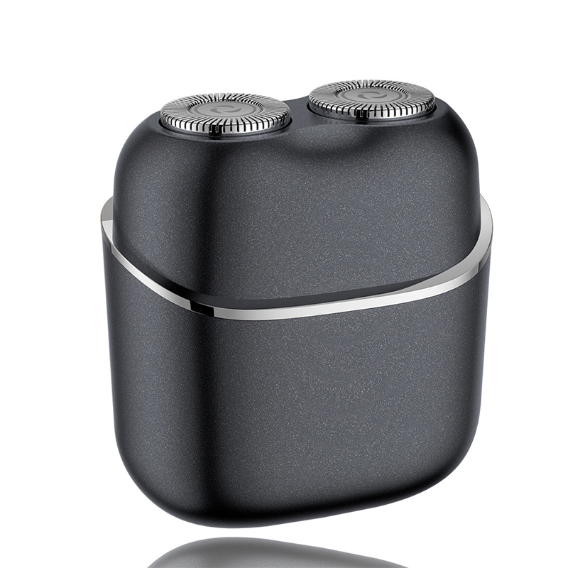 Dual-Blade Electric Shaver Portable Mini Car Shaver with Sensor-Activated Magnetic Attachment