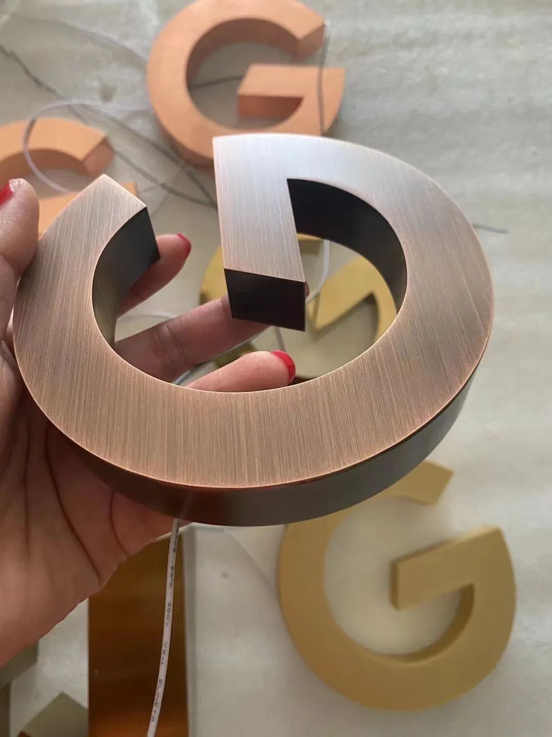 Prestigious Custom Metal Fabricated Letters for Business Signage Sign