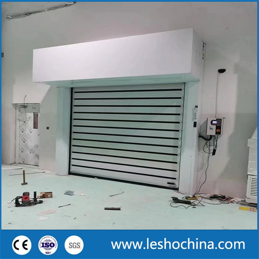 Rapid Fast High Speed Roller Shutter Aluminum High Speed Spiral Door