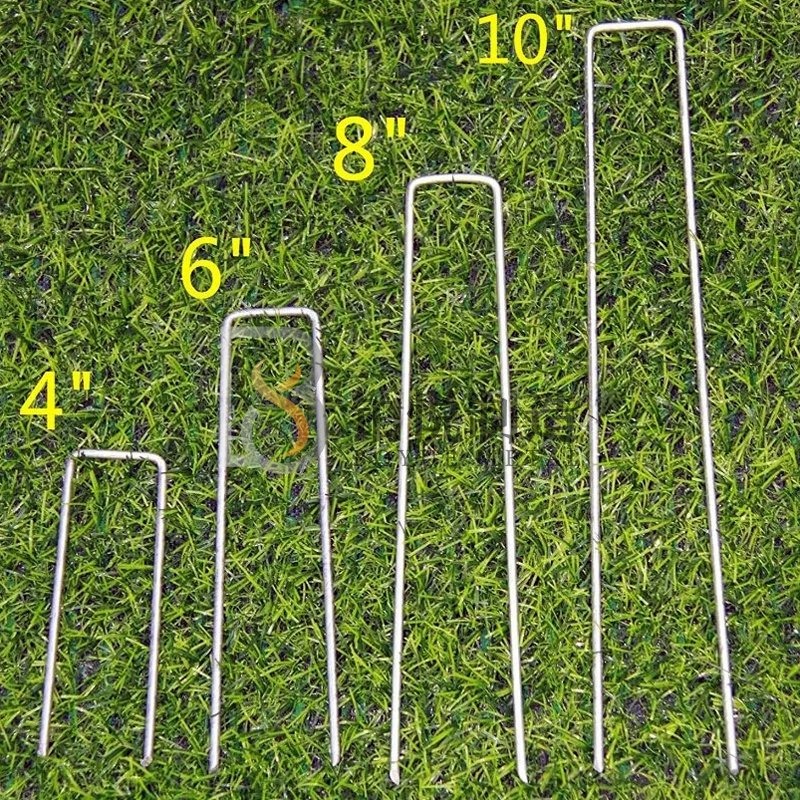 Boyue Garden Staples U-Shaped Landscape Pins for Secure Lawn Fabric Mulches and Plant Protection Factory Price
